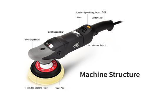 SHINE MATE EP802 rotary polisher EU plug for Scratch Repair