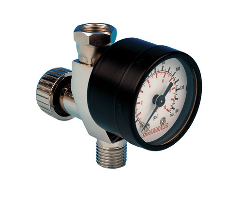 DeVilbiss HAV-501-B In-Line Air Adjusting Valve Spray Gun Gauge Regulator