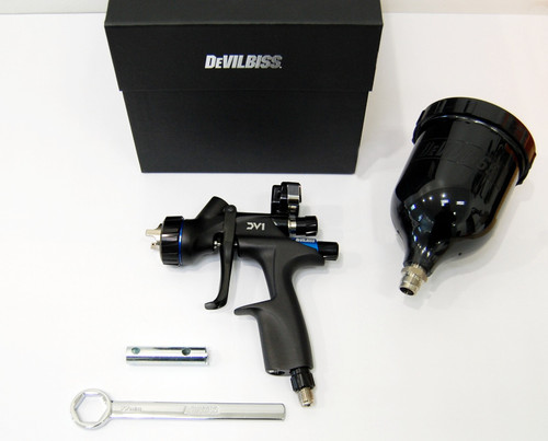 DeVilbiss DV1 Digital B+ cap 1.3mm tip Basecoat HVLP Spray Gun