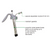 Anest Iwata HCA12.0 Silver Spray Gun Cleaning Applicator 1l W2COM6225