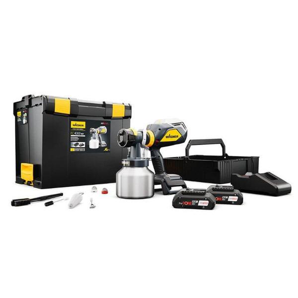 Wagner Finish Control 4000 18V Standard Cordless Paint Sprayer Spray Kit 2453688