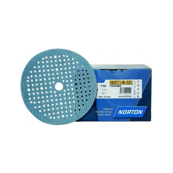 Norton Multi Air Plus Sanding Discs 150mm 100pcs