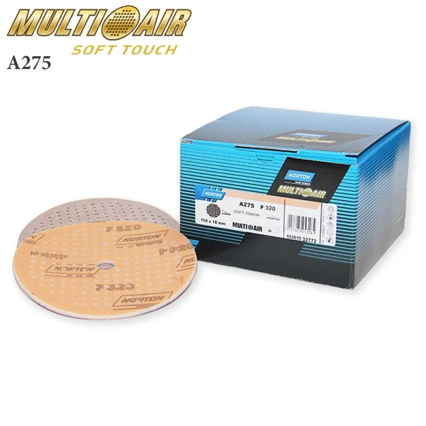 Norton Multi-Air Pro Foamed Self grip Sanding Discs 150mm 20pcs