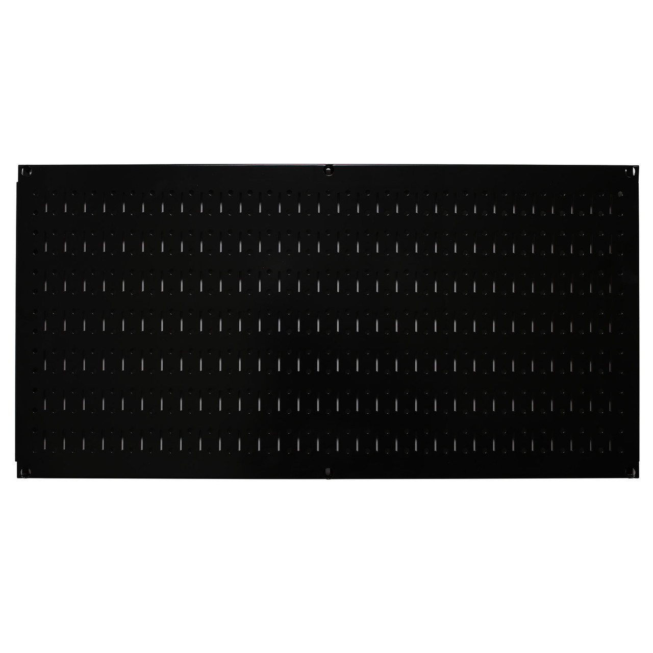 Black Horizontal Wall Gun Rack Panel Metal Pegboard 16 x 32