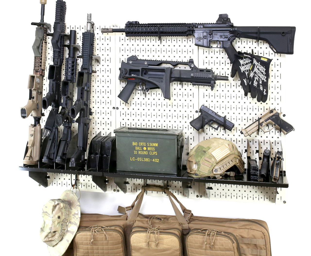 Magnum Tactical Gun Rack Firearm Wall Storage Competitive Shooter Marksman  Kit