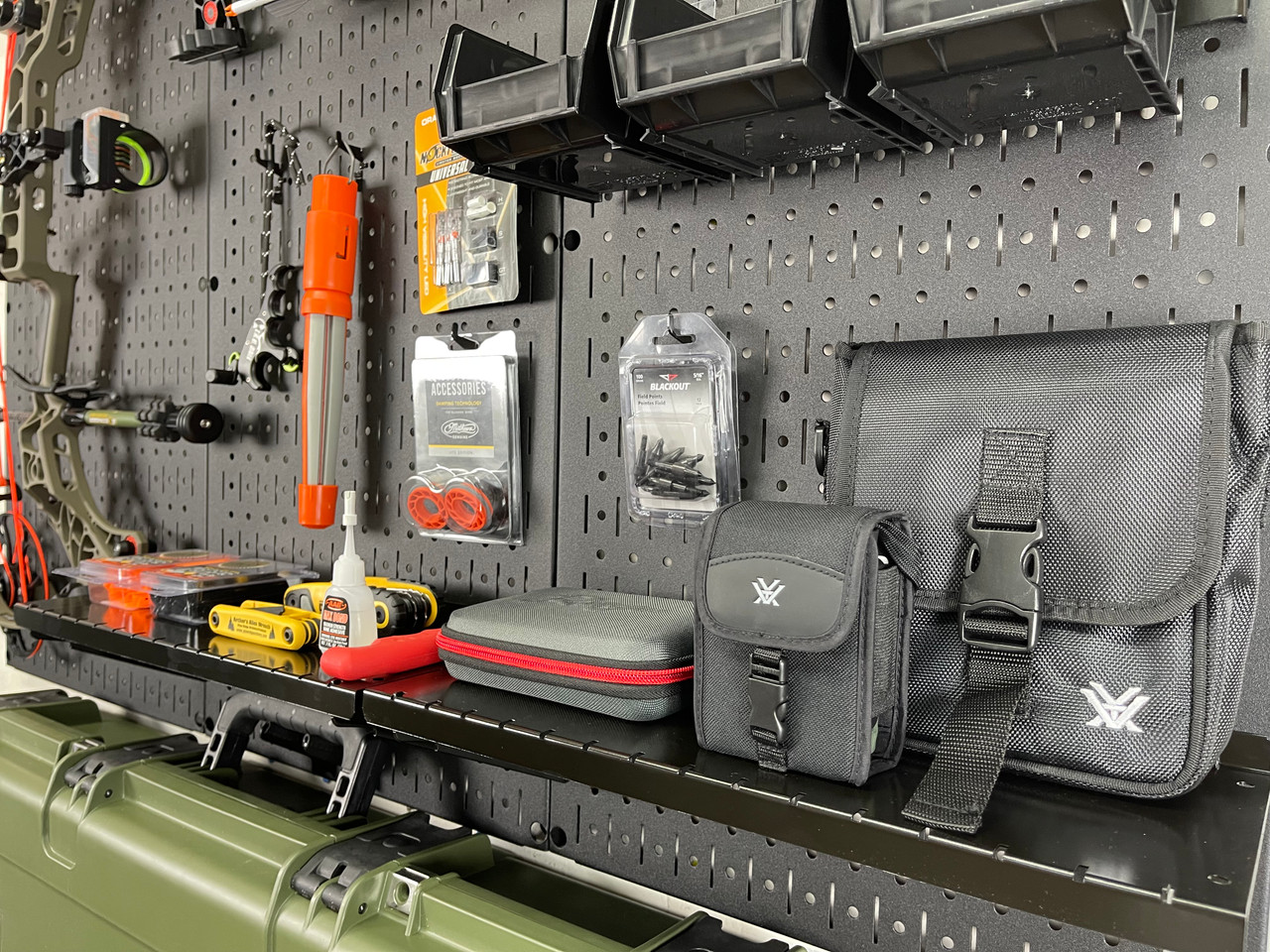 Gun Pegboard Archery Compound Bow Holder - Thumbnail 4
