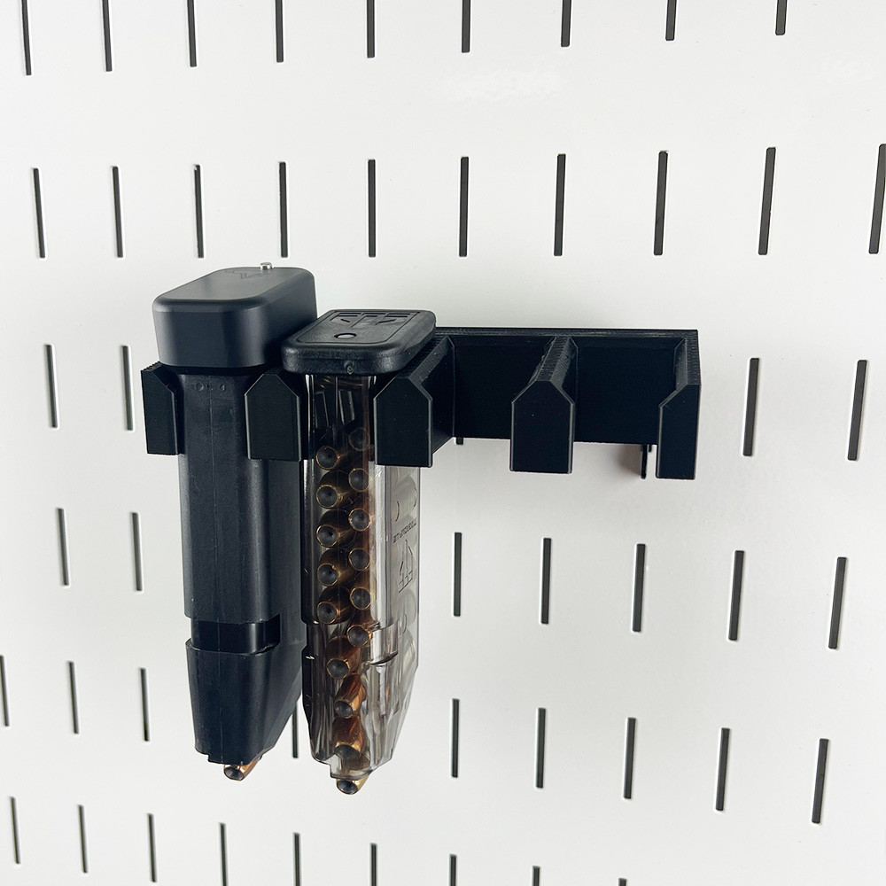 Glock Mag Wall Mount for Gun Pegboard