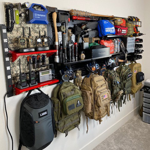 Wall Gun Rack Accessories Set - Tactical Gear Gun Storage