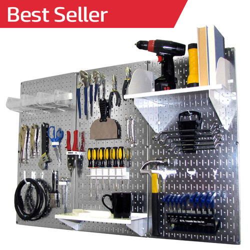 Galvanized Steel Pegboard Workbench Gunsmith Tool Organizer Set