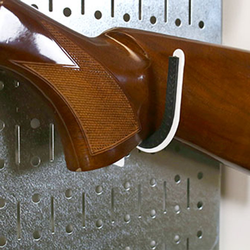 Gun Pegboard Spring Clip - Slotted Gun Rack Tool Clips - 10-SC-1B