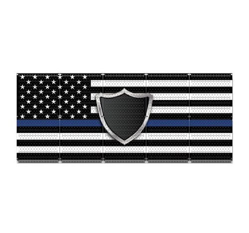 Police Blue Line American Flag