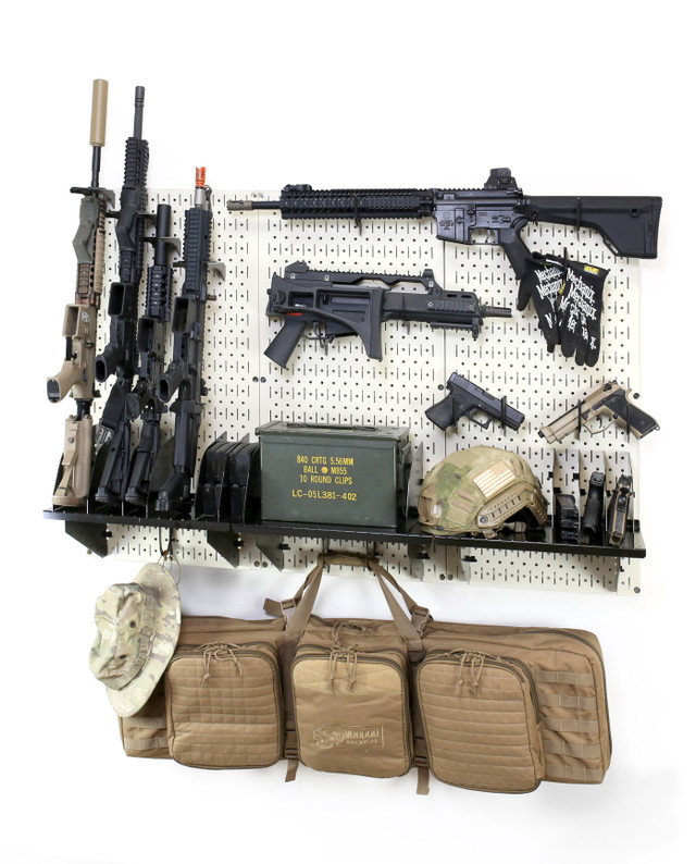 Magnum Tactical Gun Rack Firearm Wall Storage Competitive Shooter ...