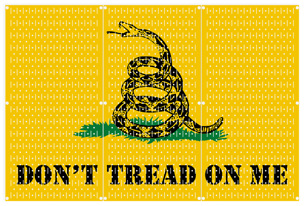 Dont Tread on Me Wall Gun Rack Storage