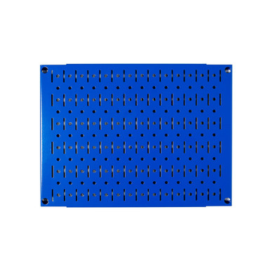 Blue Wall Gun Rack Panel - Metal Pegboard - 12 x 16