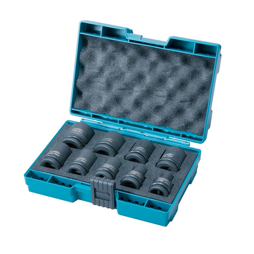 Makita D-41517 9 Piece 1/2inch Drive Impact Socket Set