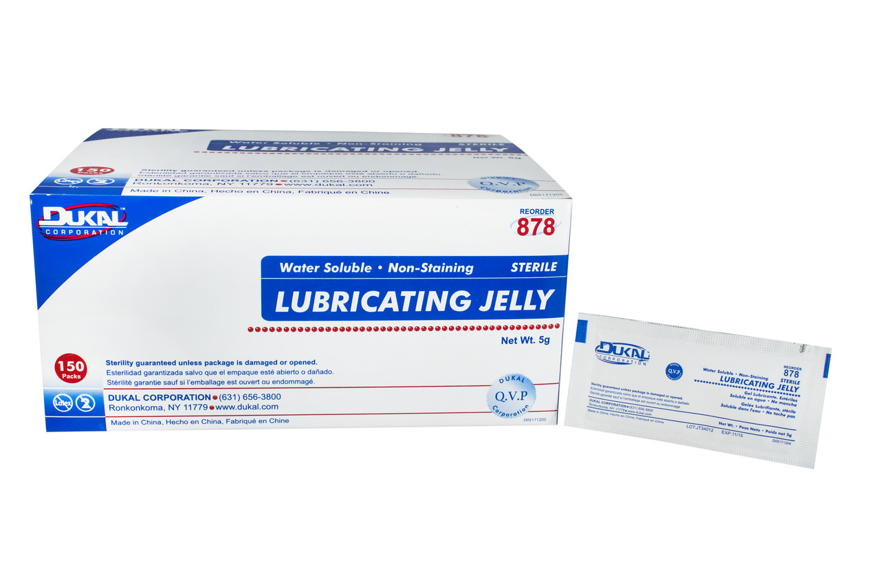 Dukal 878 Lubricating Jelly Sterile 5g Foil Pack