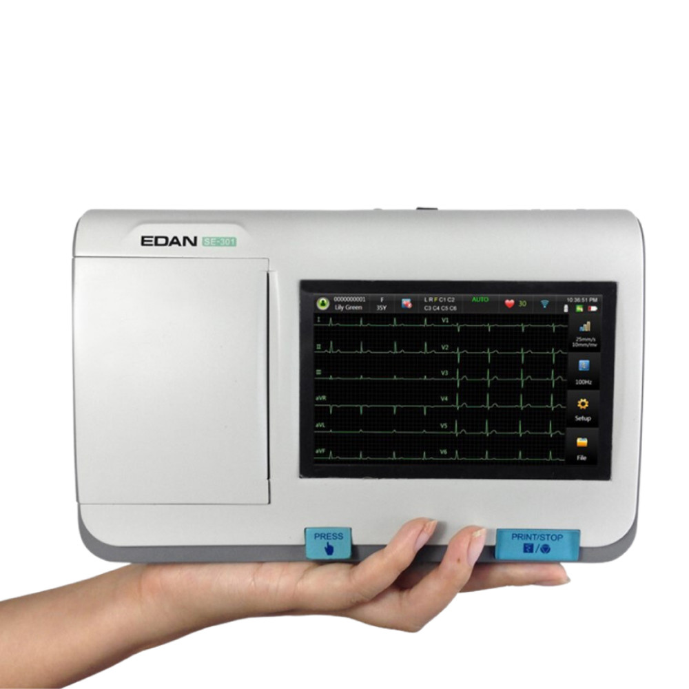 Edan SE-301 3-Channel ECG Machine | Cevi Med