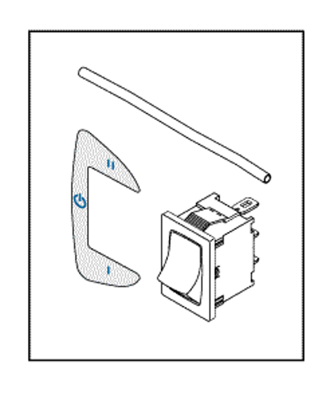 Power Switch Replacement OEM Part (OEM Part Not Available)
