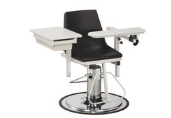 Clinton H Series E-Z-Clean Blood Drawing Chair with ClintonClean Flip Arm and Drawer (6340-P) Clinton H Series E-Z-Clean Blood Drawing Chair with ClintonClean Flip Arm and Drawer (6340-P)