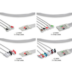Cables and Sensors DIN Style ECG Leads