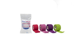 Dukal™ 8156ASLF Cohesive Bandages Assorted 1.5"x 5yd Non-Sterile 48/cs