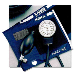Close up view of the ADC Basic Aneroid Sphygmomanometer
