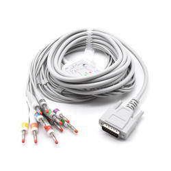 Nihon Kohden EKG Compatible 15 Pin 10 Leads - Banana