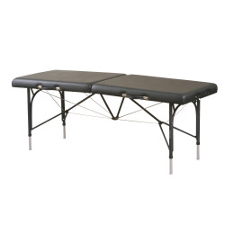 Oakworks Portable Manipulation Table Physical Therapy with aluminum frame and adjustable height legs, suitable for therapy, massage, and medical use. Oakworks Portable Manipulation Table Physical Therapy with aluminum frame and adjustable height legs, suitable for therapy, massage, and medical use.