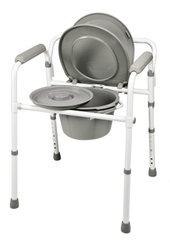 Graham Field 3-in-1 Steel Folding Commode