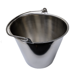 (Discontinued) Brewer Stainless Steel Kick Bucket Pail Only (48712)