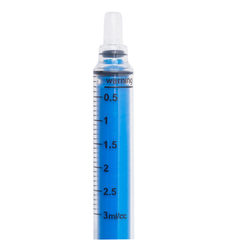 RELI® Safety Syringe w/ Ndl, 3ML, Black, 22G x 1″