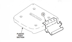 (Descontinued) Midmark Hand Control Mounting Bracket 050-1530-00 