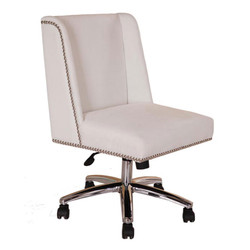 Boss B586C-WV Decorative Task Chair-White