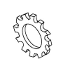 No  10 External Tooth Washer Replacement OEM Part #(OEM Part # Not Available)