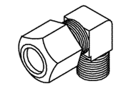 Male Elbow (5/16") Replacement OEM Part #(OEM Part # Not Available)