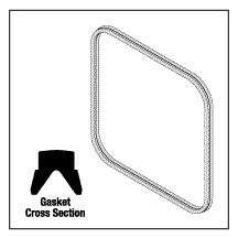 Door Gasket (16" X 16") Replacement OEM Part #146660-159