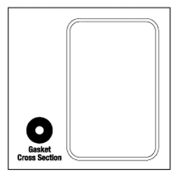 Door Gasket (24" X 36") Replacement OEM Part #40441