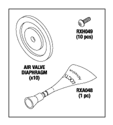 Air Valve Diaphragm Kit Replacement OEM Part #78401-261 / 78398-538