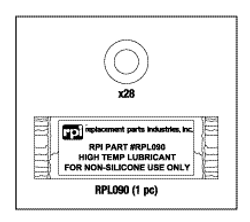 O Ring Kit Replacement OEM Part #43100-302