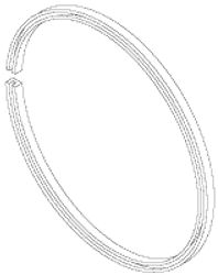 Rubber Channel Replacement OEM Part #42052104 / 0521-608-001