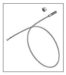 Brake Cable Replacement OEM Part #61.0025.00 (CABLE) / 006.023.00 (NUT)