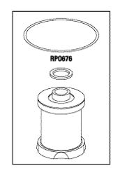 Coalescing Filter Element Replacement OEM Part #ACA86050; 648-00209; 77005005; 77005009