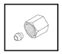 Compression Nut & Sleeve   1/8" Replacement OEM Part #(OEM Part # Not Available)