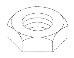 Hex Nut (#10 32) Replacement OEM Part #(OEM Part # Not Available)
