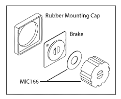 Brake & Coupler Kit Replacement OEM Part #016-0237-00 (Brake only)