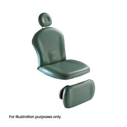 Midmark 641 green upholstery set.