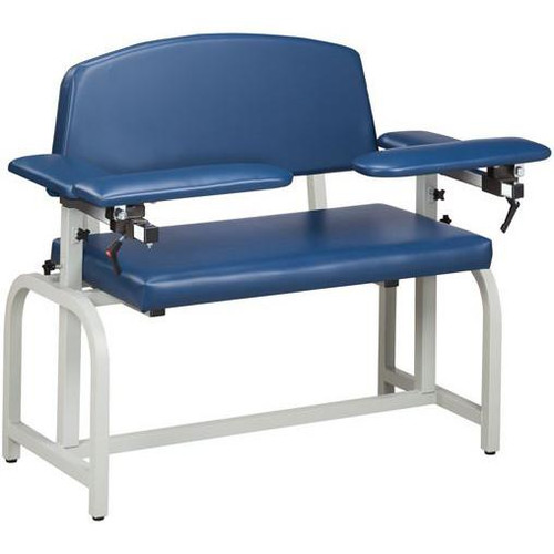 Clinton Lab X Series, Extra-Wide, Blood Drawing Chair with Padded Arms (66000)
