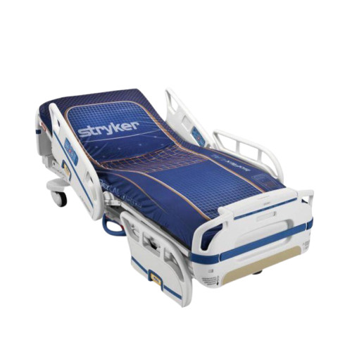 Stryker S3 3002 in side view with a blue mattress.