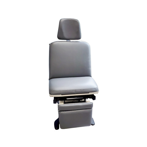 Midmark 75L Ritter Exam Chair with light gray upholstery and ergonomic design.