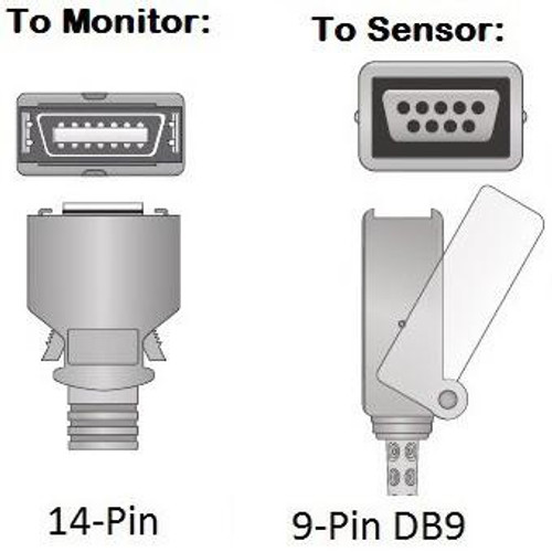 Cables and Sensors Dolphin SpO2 Adapter Cable